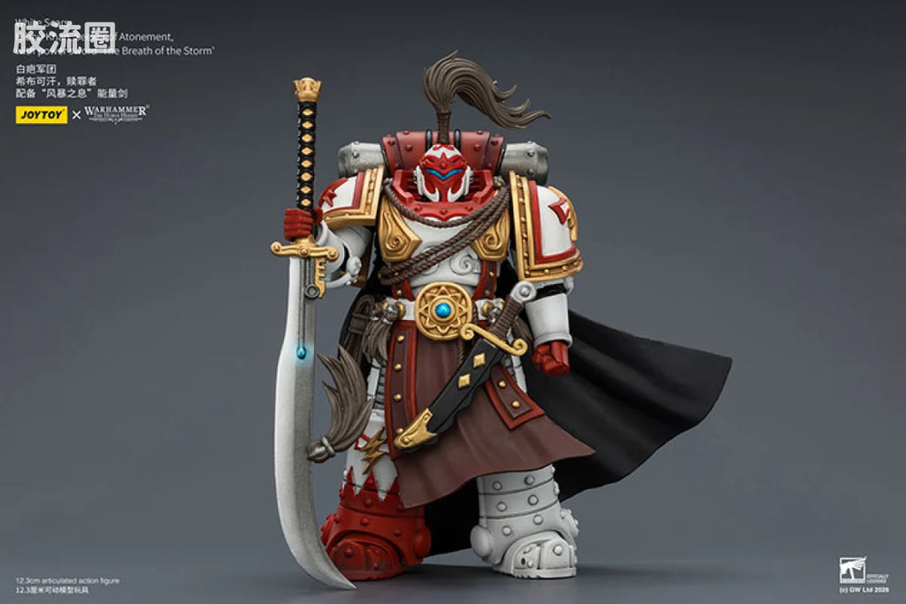 JoyToy White Scars Hibou Khanseeker Of Atonementwith Power Swordthe Breath Of The Storm