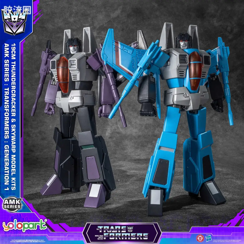 YOLOPARK Transformers Generation One Amk Series Thundercracker Skywarp Model Kit