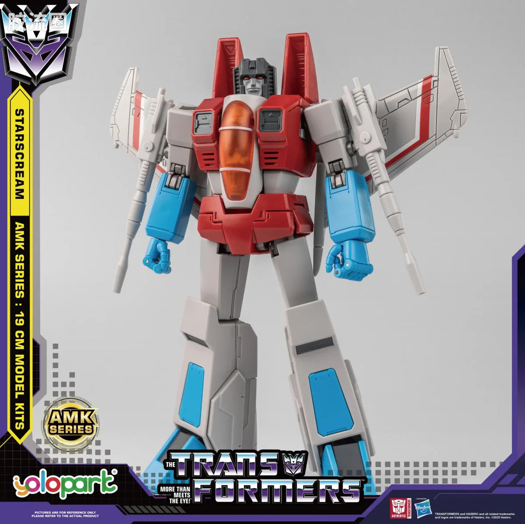 YOLOPARK Transformers Generation One Amk Series 19cm Starscream Model Kit