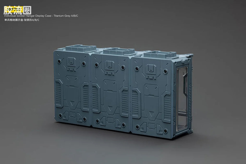 JoyToy Individual Soldier Hangar Display Case Titanium Grey