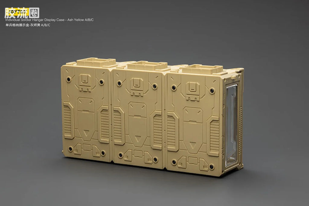 JoyToy Individual Soldier Hangar Display Case Ash Yellow