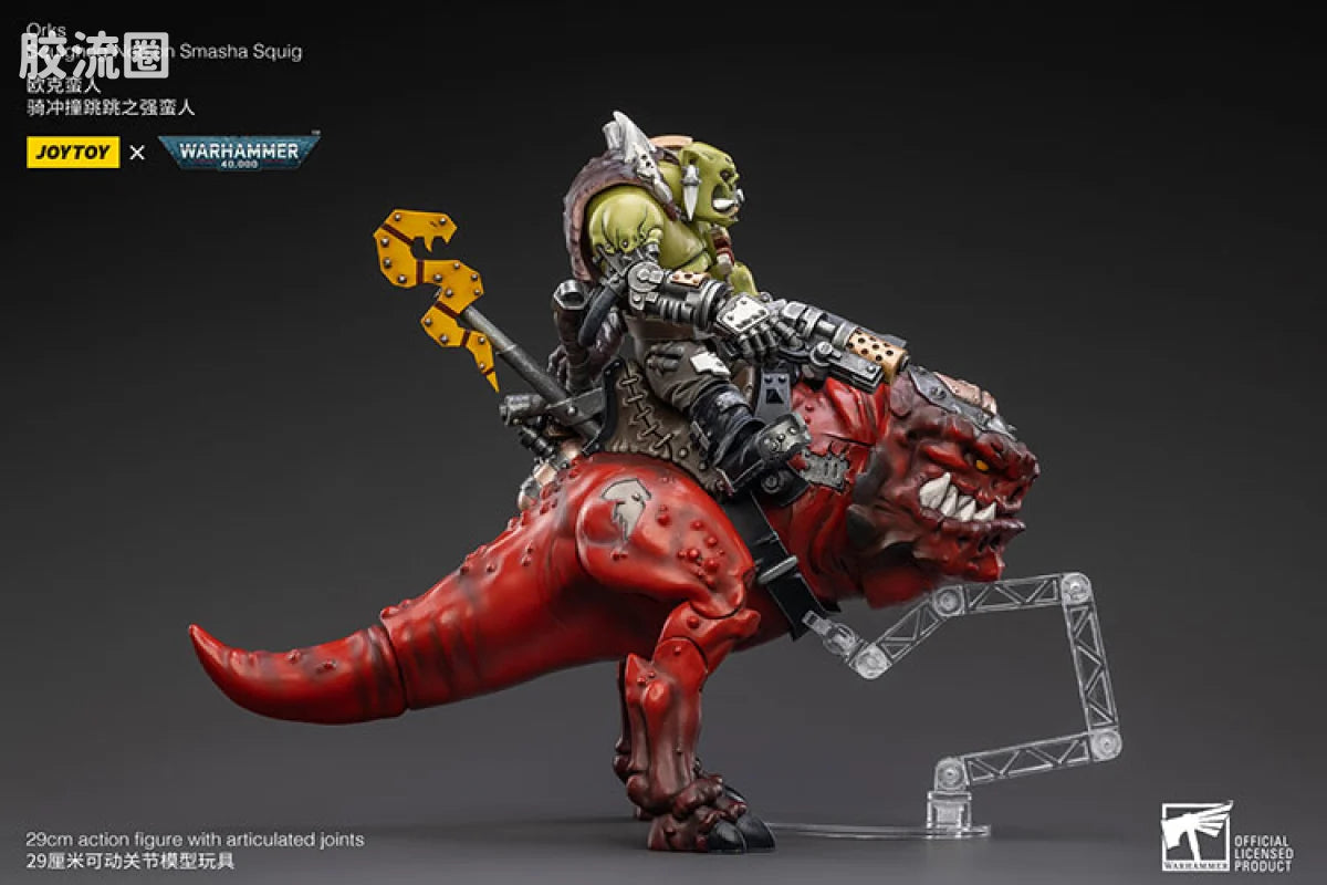 JoyToy Orks Squighog Nob on Smasha Squig