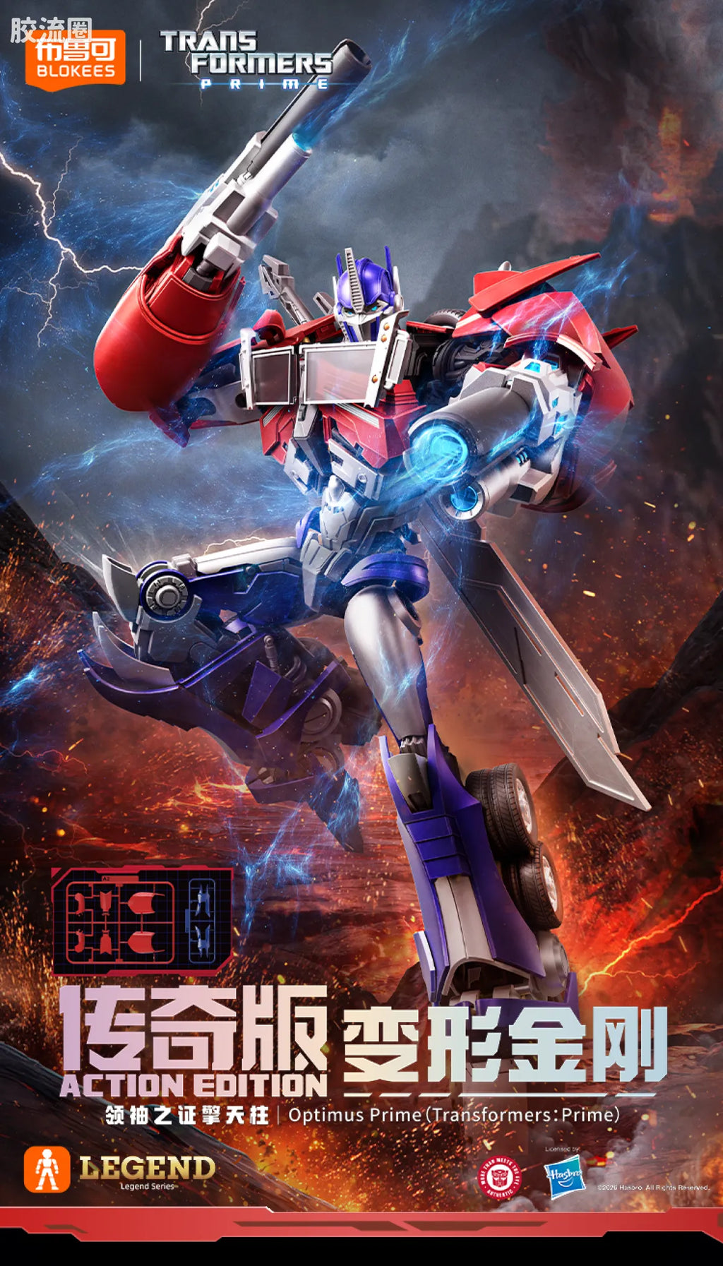 Blokees Transformers Action Edition 06 Optimus Prime (Transformers: Prime)