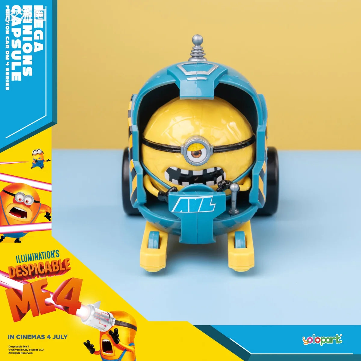 YOLOPARK Friction Car Mega Minions Capsule