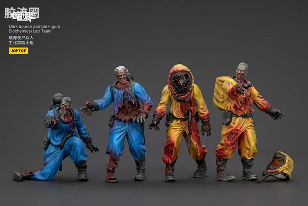 JoyToy Dark Source Zombie Figure Biochemical Lab Team