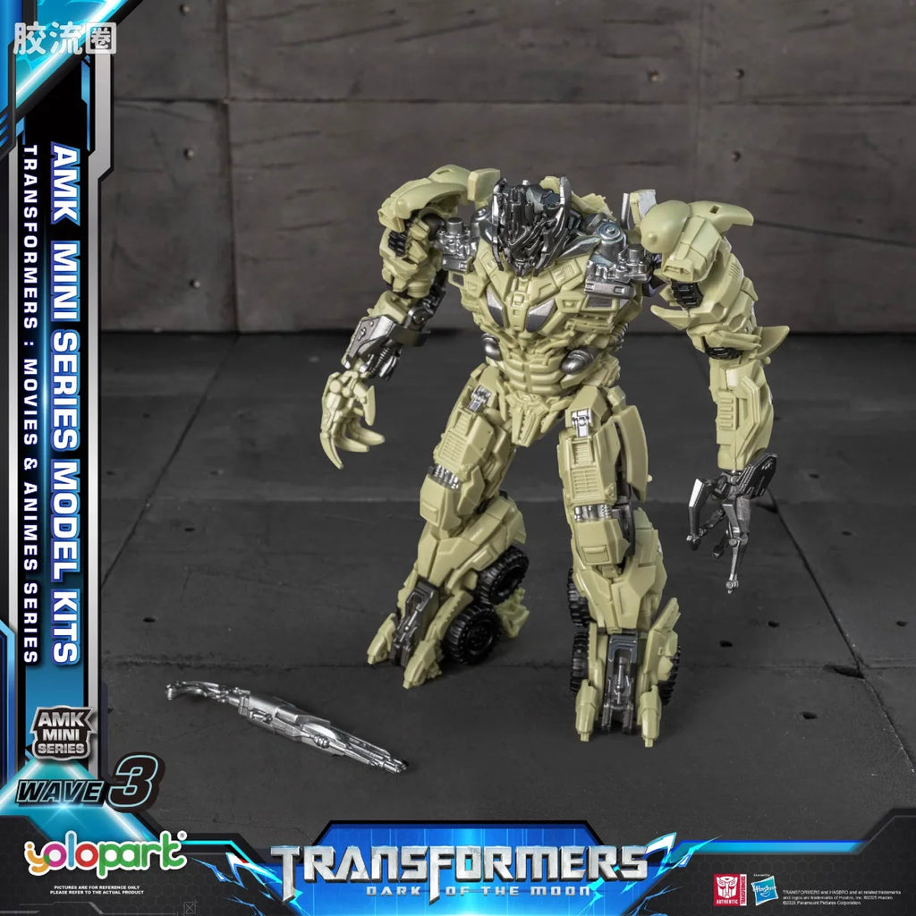 YOLOPARK Transformers G1 Movie Amk Mini Series Wave 3 Tf3 Megatron Model Kit