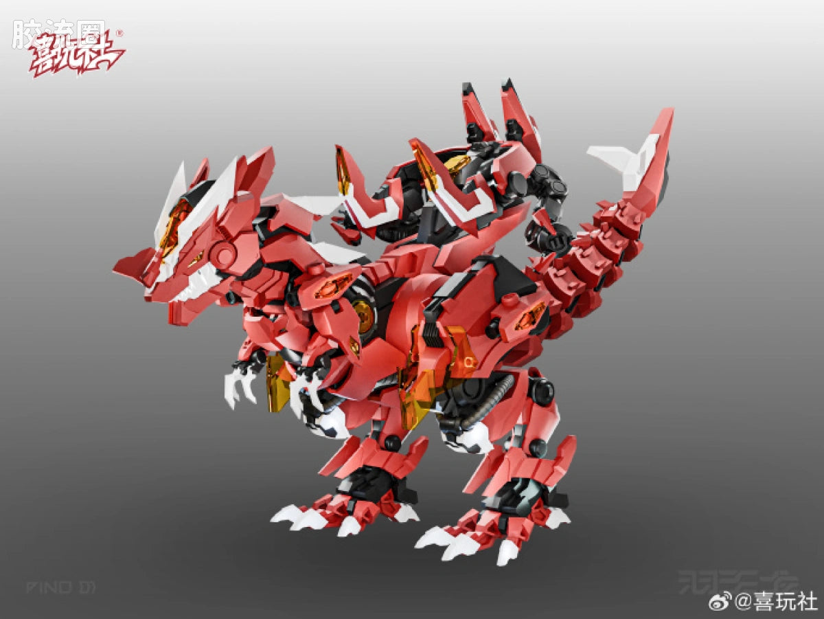 Xiwan Club Dragon Girl LJ002 Yutyrannus (Yu Wang Long) Model Kit