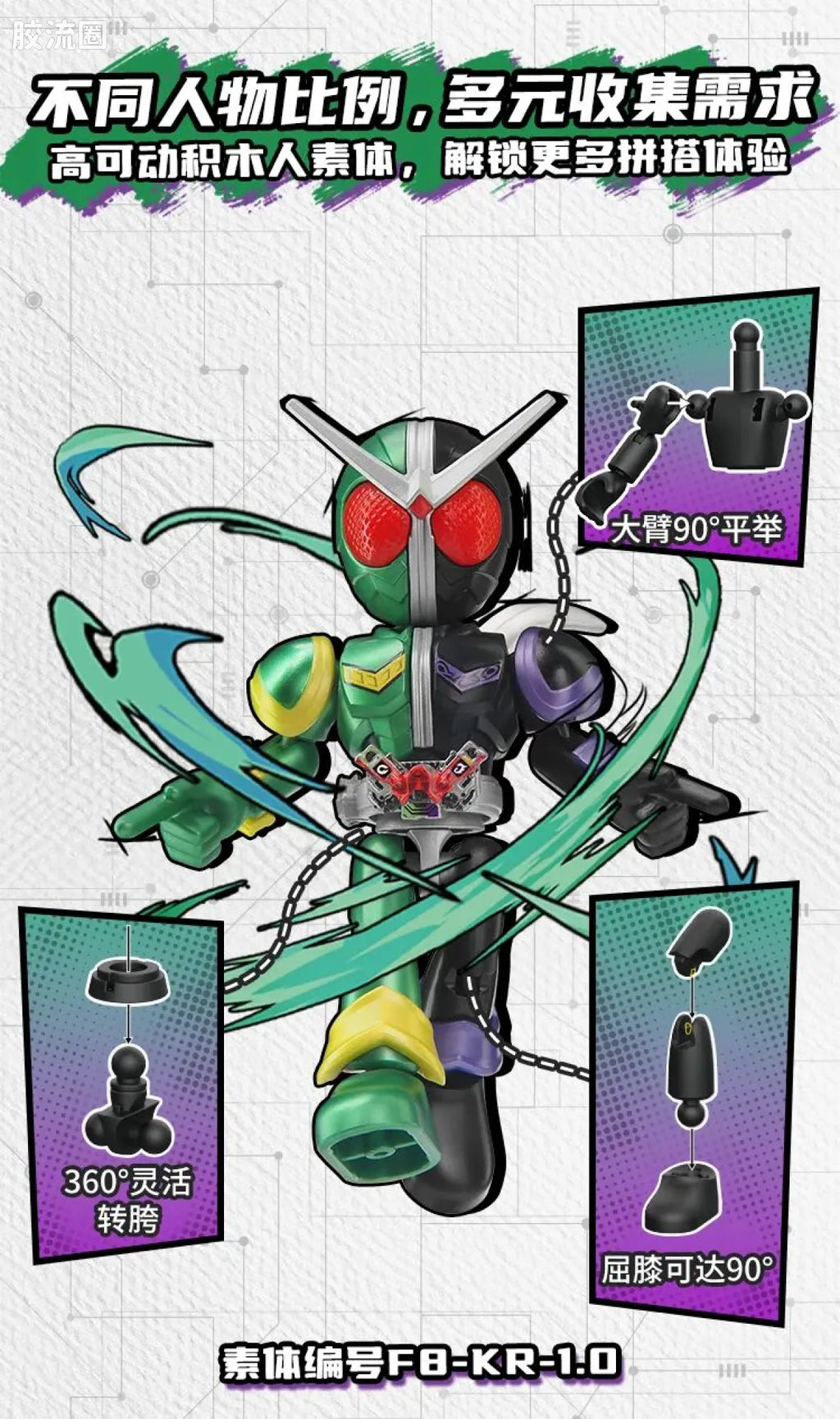 Blokees Kamen Rider All Stars Edition Vol 2 - Ace Partners