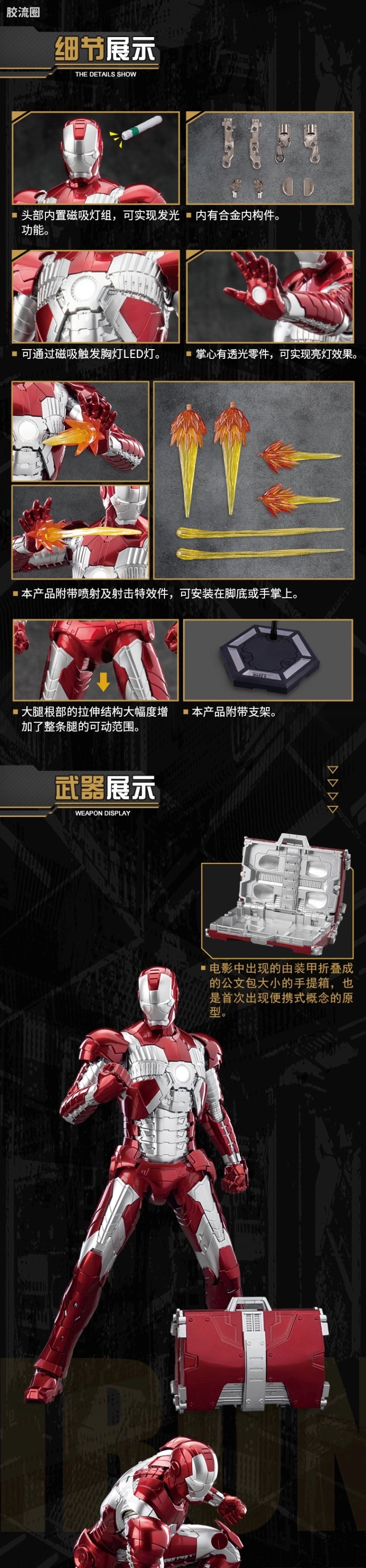 Eastern Model Morstorm 1/9 Iron Man MK5 Model Kit (Deluxe Ver.) [Iron Man 2]