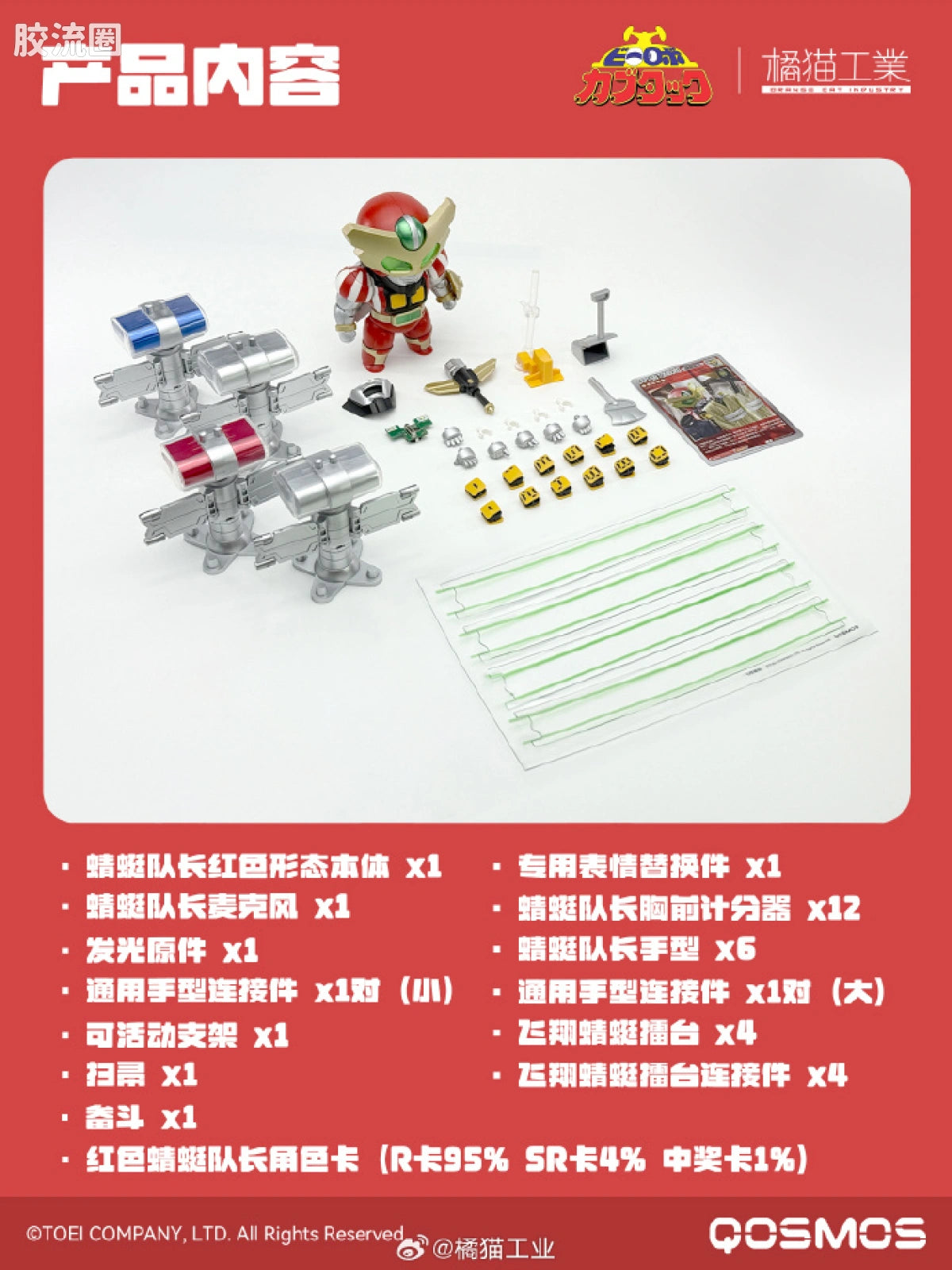 Orange Cat Industry QOSMOS B-Robo Kabutack - Breakfast Shop Set