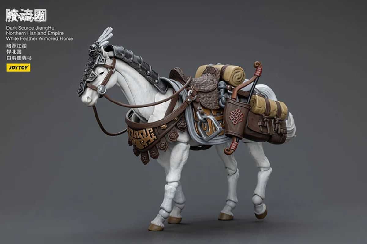 JoyToy Dark Source JiangHu Northern Hanland Empire White Feather Armored Horse