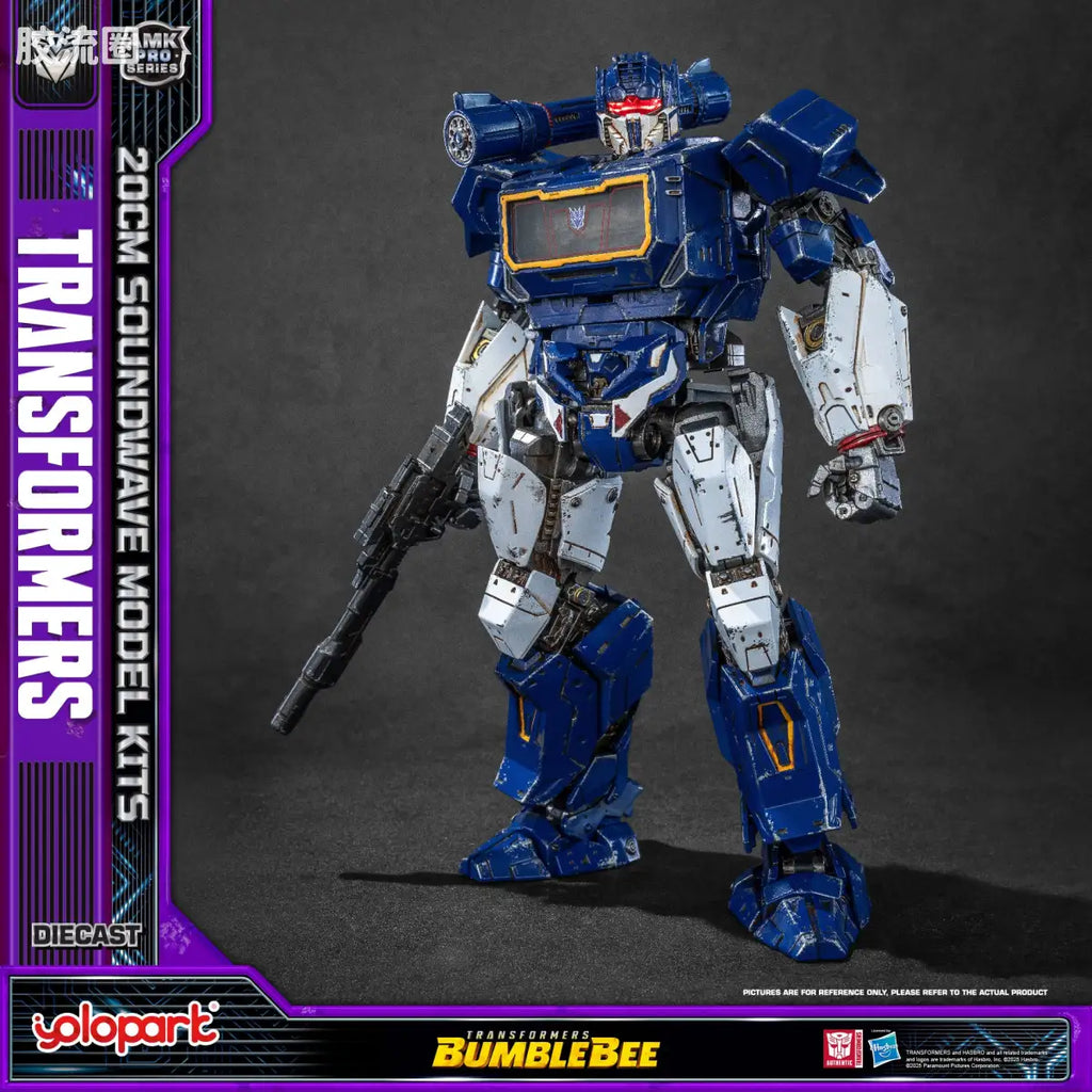 YOLOPARK Transformers Bumblebee Amk Pro Series 20cm Soundwave Model Kit