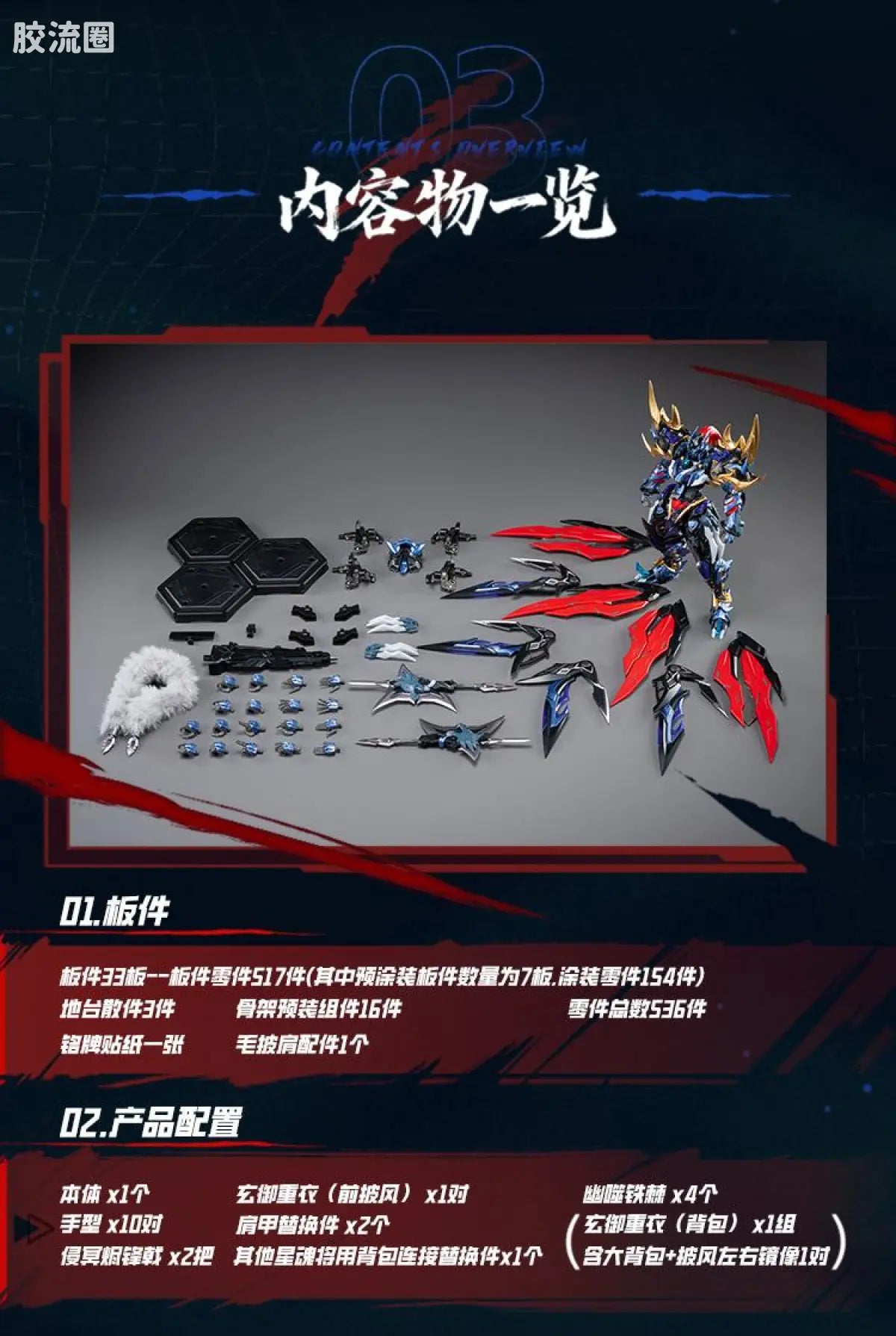 Motor Nuclear Legend of Star General MNP-XH16A Dian Wei Model Kit