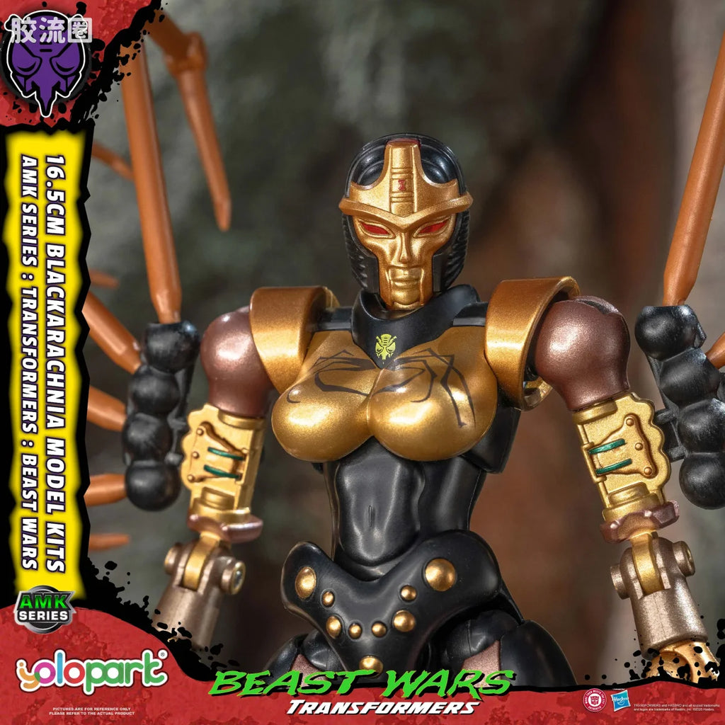 YOLOPARK Transformers Beast Wars Amk Series Blackarachnia Model Kit