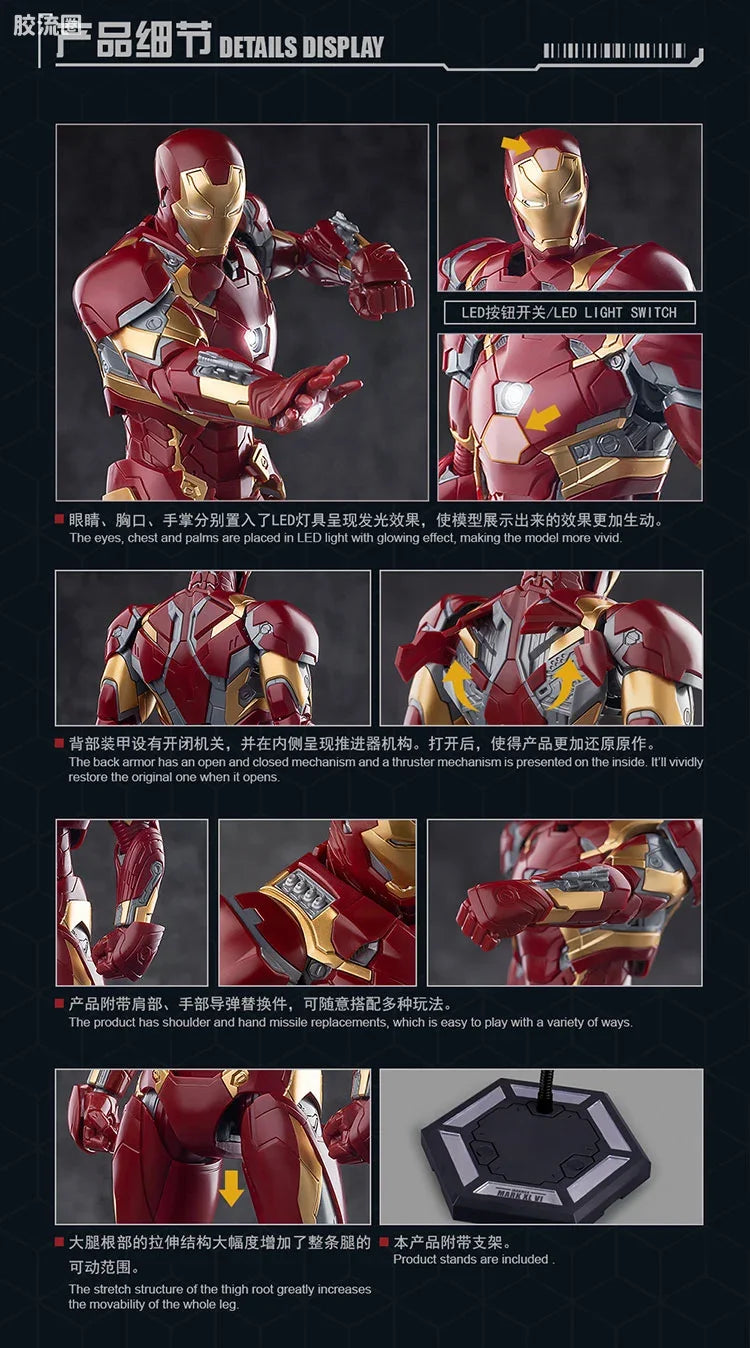 Eastern Model Morstorm 1/9 Iron Man MK46 Suit Model Kit [Captain America: Civil War]
