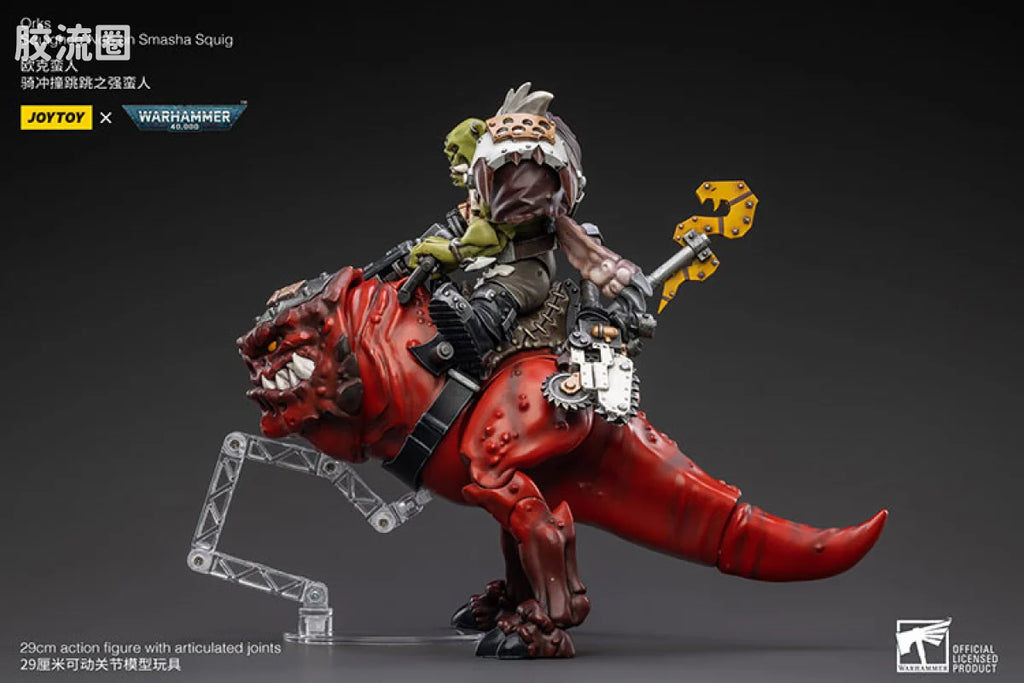 JoyToy Orks Squighog Nob on Smasha Squig