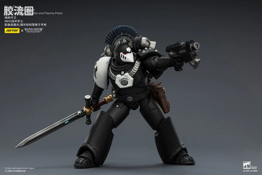 JoyToy Raven Guard Mkvl Tactical Sergeant With Power Sword Bolter And Plasma Pistol