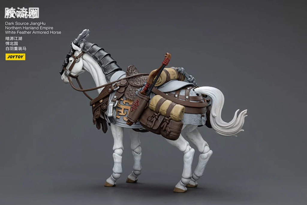 JoyToy Dark Source JiangHu Northern Hanland Empire White Feather Armored Horse