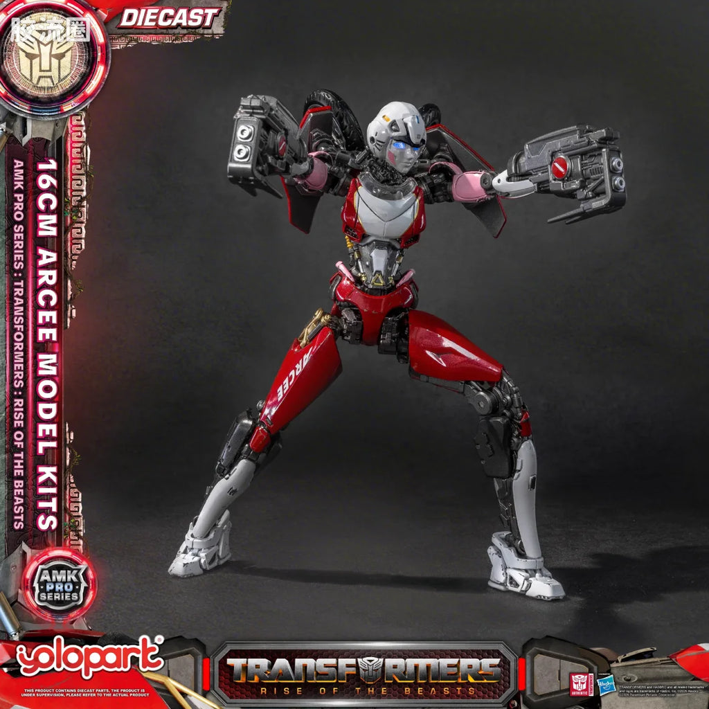 YOLOPARK Transformers Rise Of The Beasts Amk Pro Series Arcee Model Kit