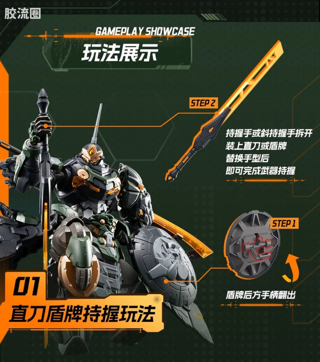Motor Nuclear Legend of Star General BV-XH04 Xun Yong Class Iron Pagoda 1/144 Model Kit