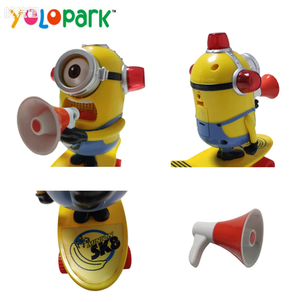 YOLOPARK Minions Sound Battery Skate Car Toys