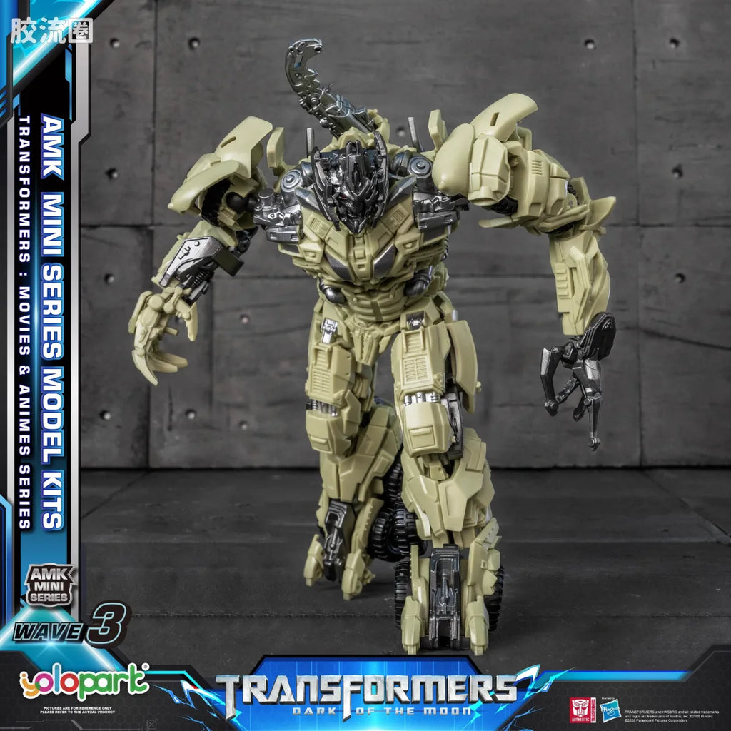 YOLOPARK Transformers G1 Movie Amk Mini Series Wave 3 Tf3 Megatron Model Kit