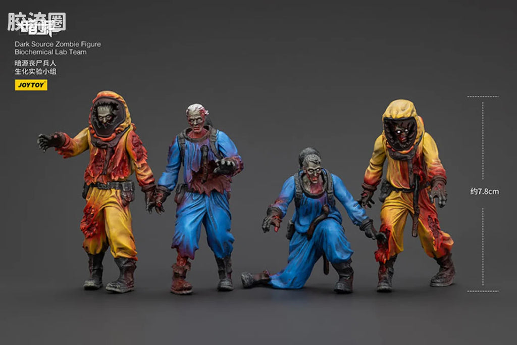 JoyToy Dark Source Zombie Figure Biochemical Lab Team