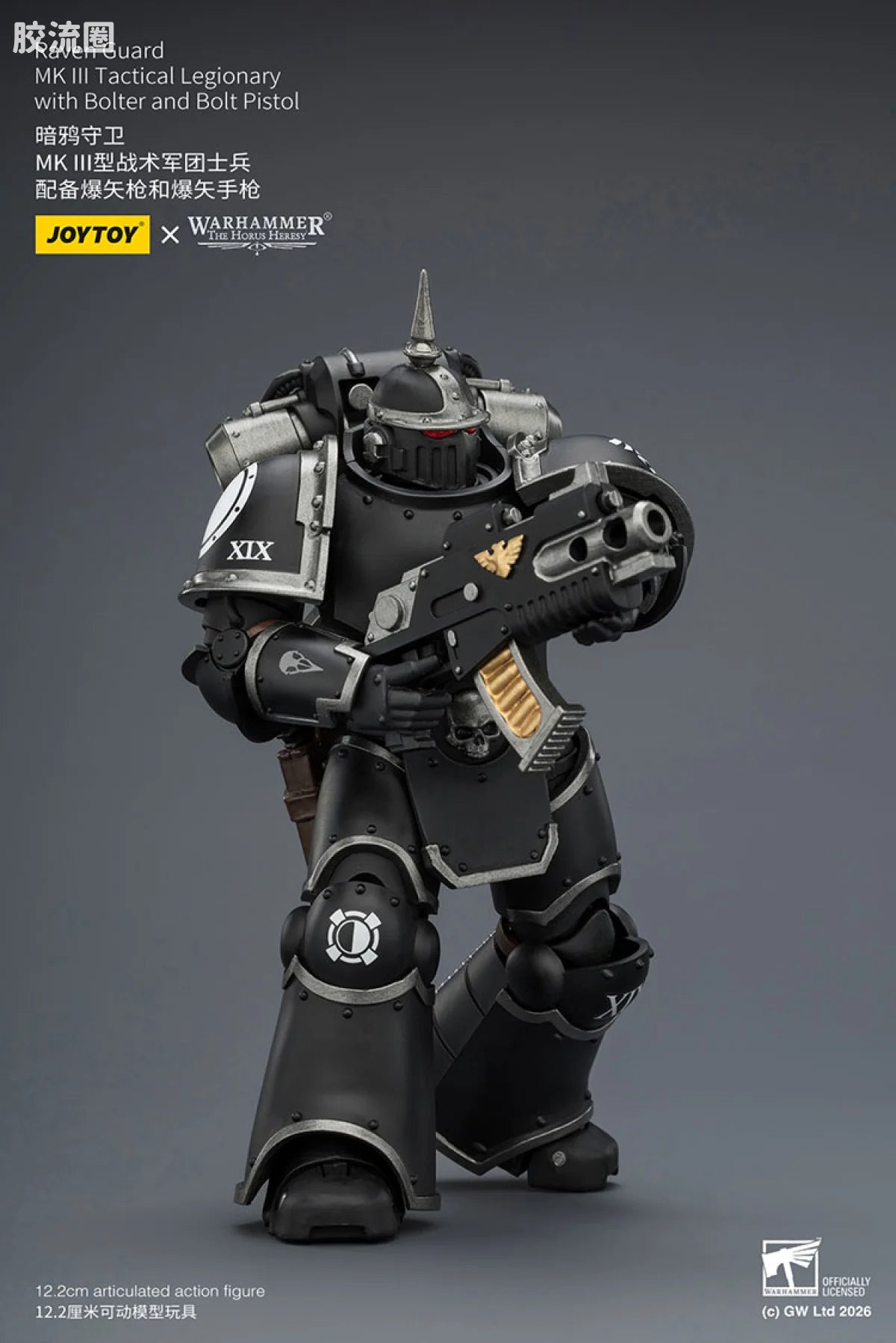 JoyToy Raven Guard MK Ill Tactical Legionary With Bolter And Bolt Pistol