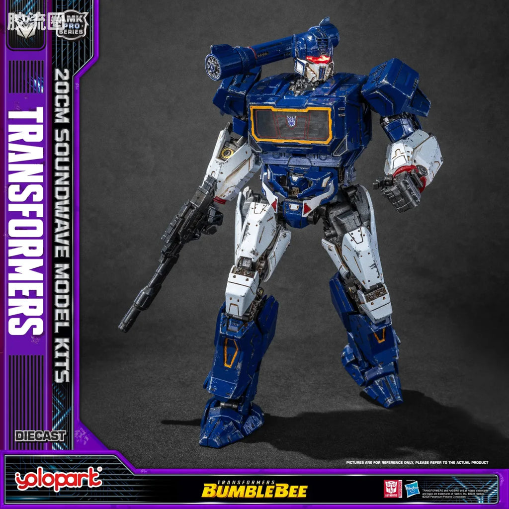 YOLOPARK Transformers Bumblebee Amk Pro Series 20cm Soundwave Model Kit