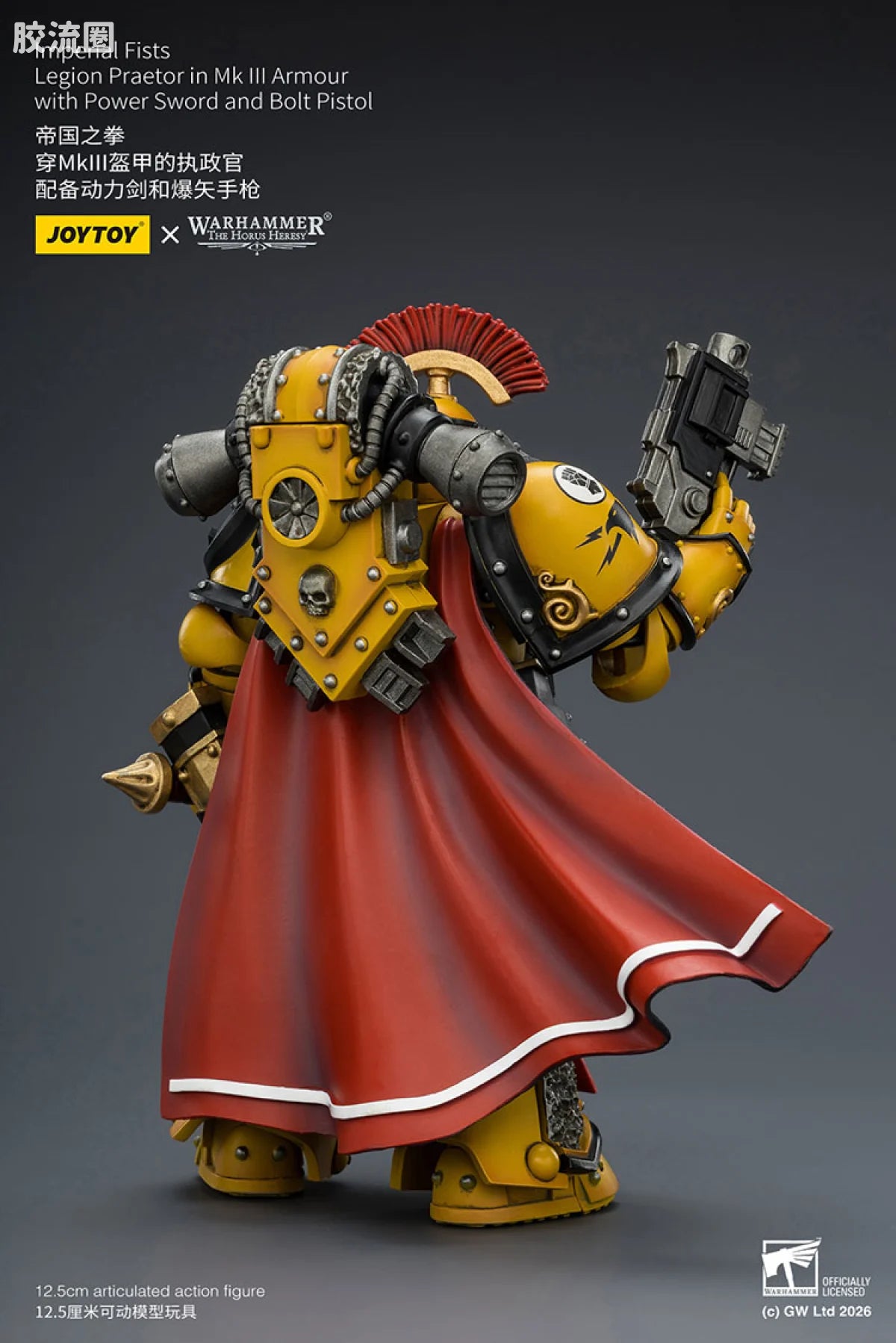 JoyToy Imperial Fists Legion Praetor In MK III Armour