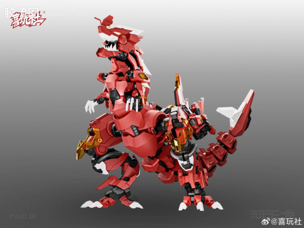 Xiwan Club Dragon Girl LJ002 Yutyrannus (Yu Wang Long) Model Kit