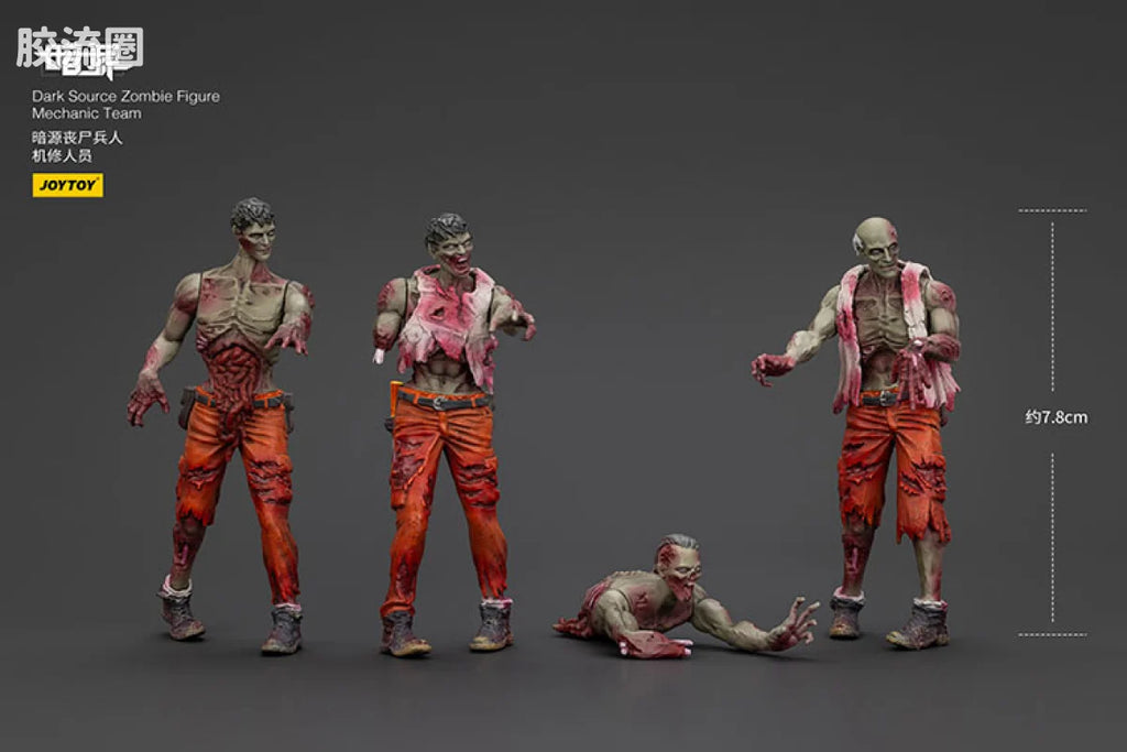 JoyToy Dark Source Zombie Figure Mechanic Team