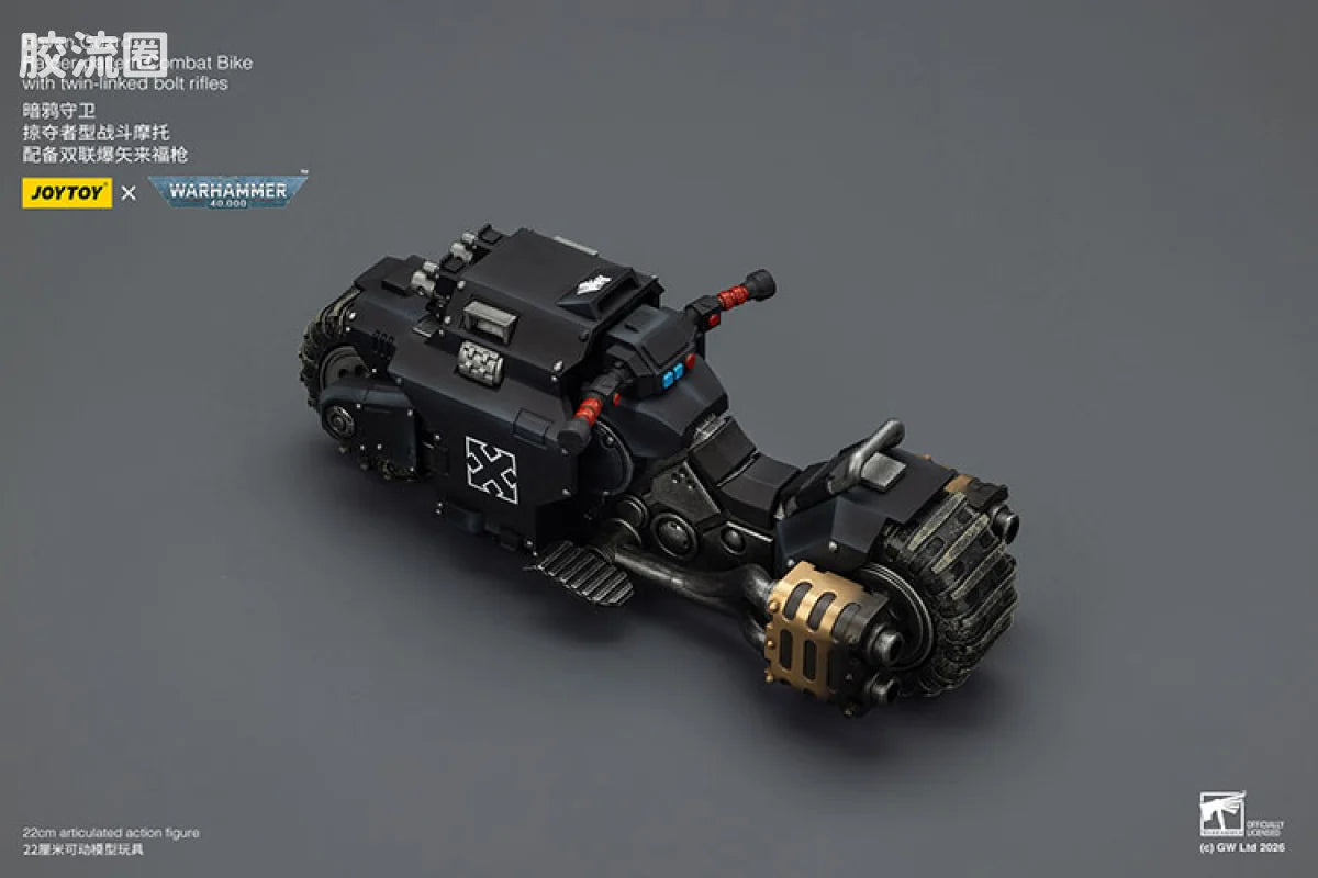 JoyToy Ikewithtwin Linkedboltriflesraven Guard Raider Pattern Combat Bike With Twin Linked Bolt Rifles
