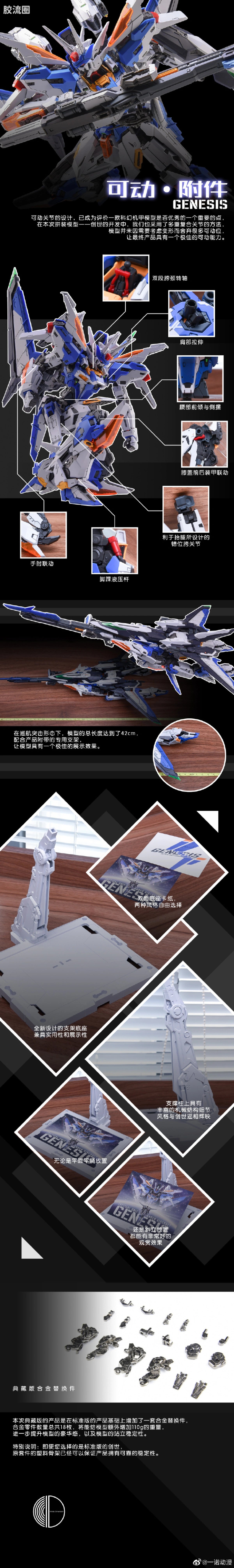 Infinite Dimension 1/100 Genesis Tactical Unit Commander Aircraft (Standard Ver.) Model Kit