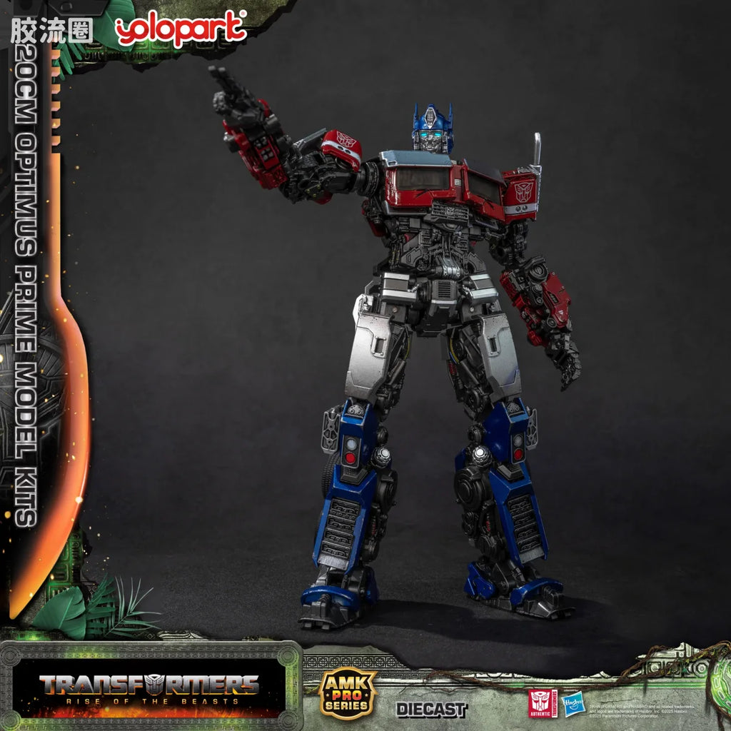 YOLOPARK Transformers Rise Of The Beasts Amk Pro Series 20cm Optimus Prime Model Kit