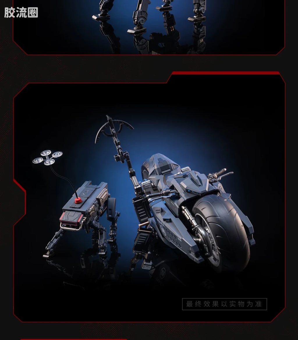 Moshow Chang An Wei Motorcycle - SWAT Ver. (Bike & Robo-Dog)