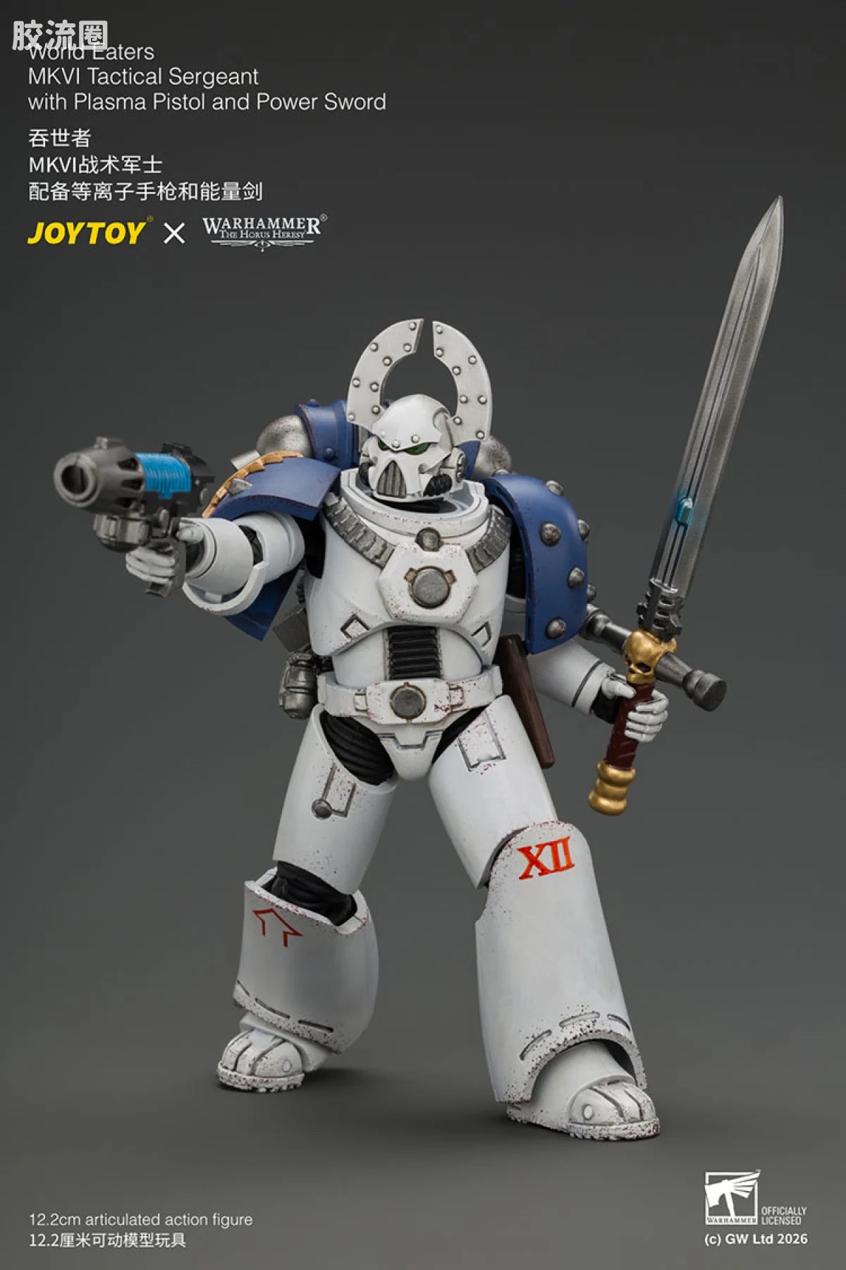 JoyToy World Eaters Mkvi Tactical Sergeant With Plasma Pistol And Power Sword
