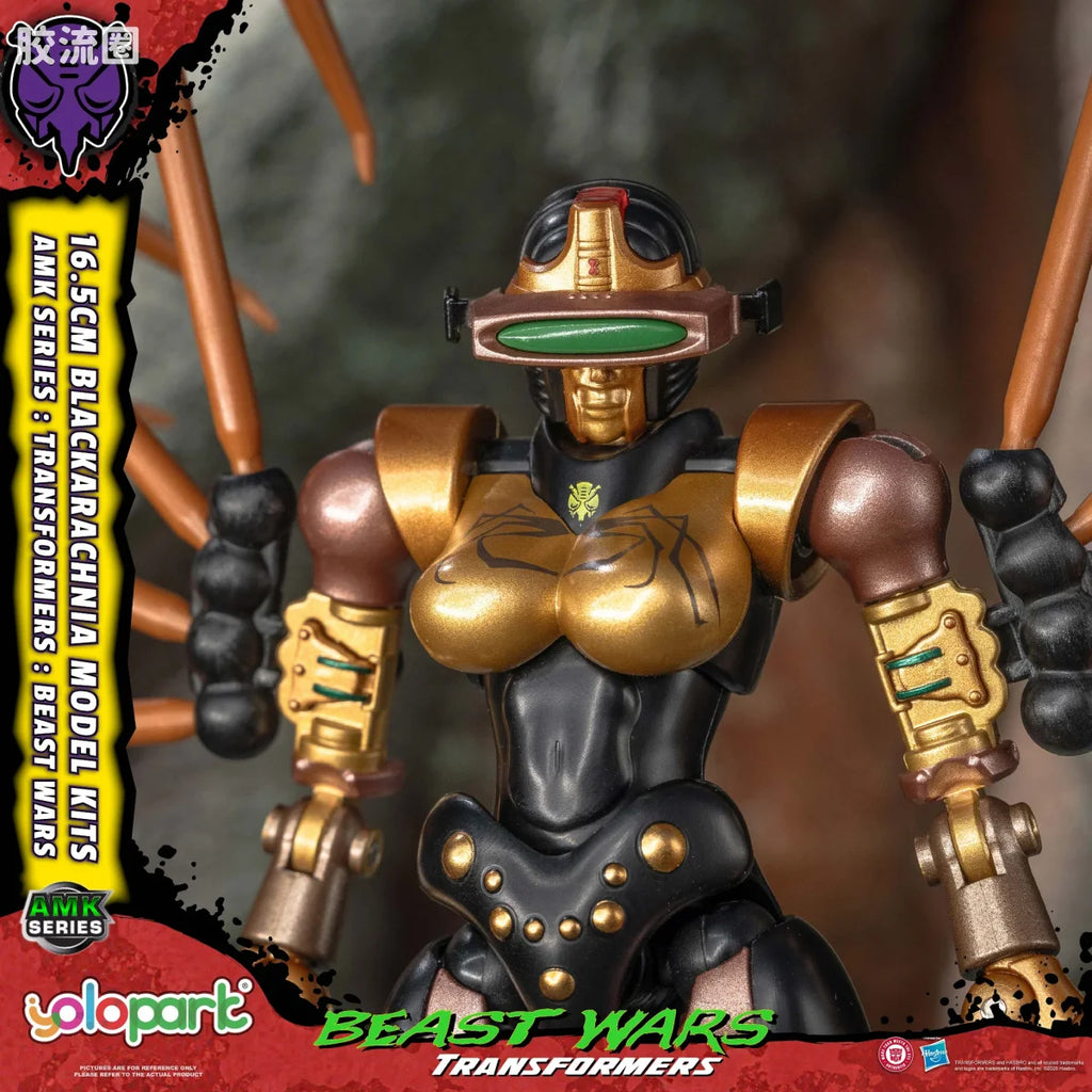 YOLOPARK Transformers Beast Wars Amk Series Blackarachnia Model Kit