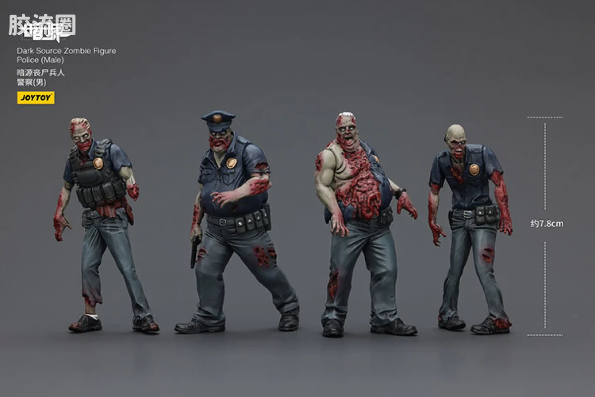 JoyToy Dark Source Zombie Fiqure Police Male