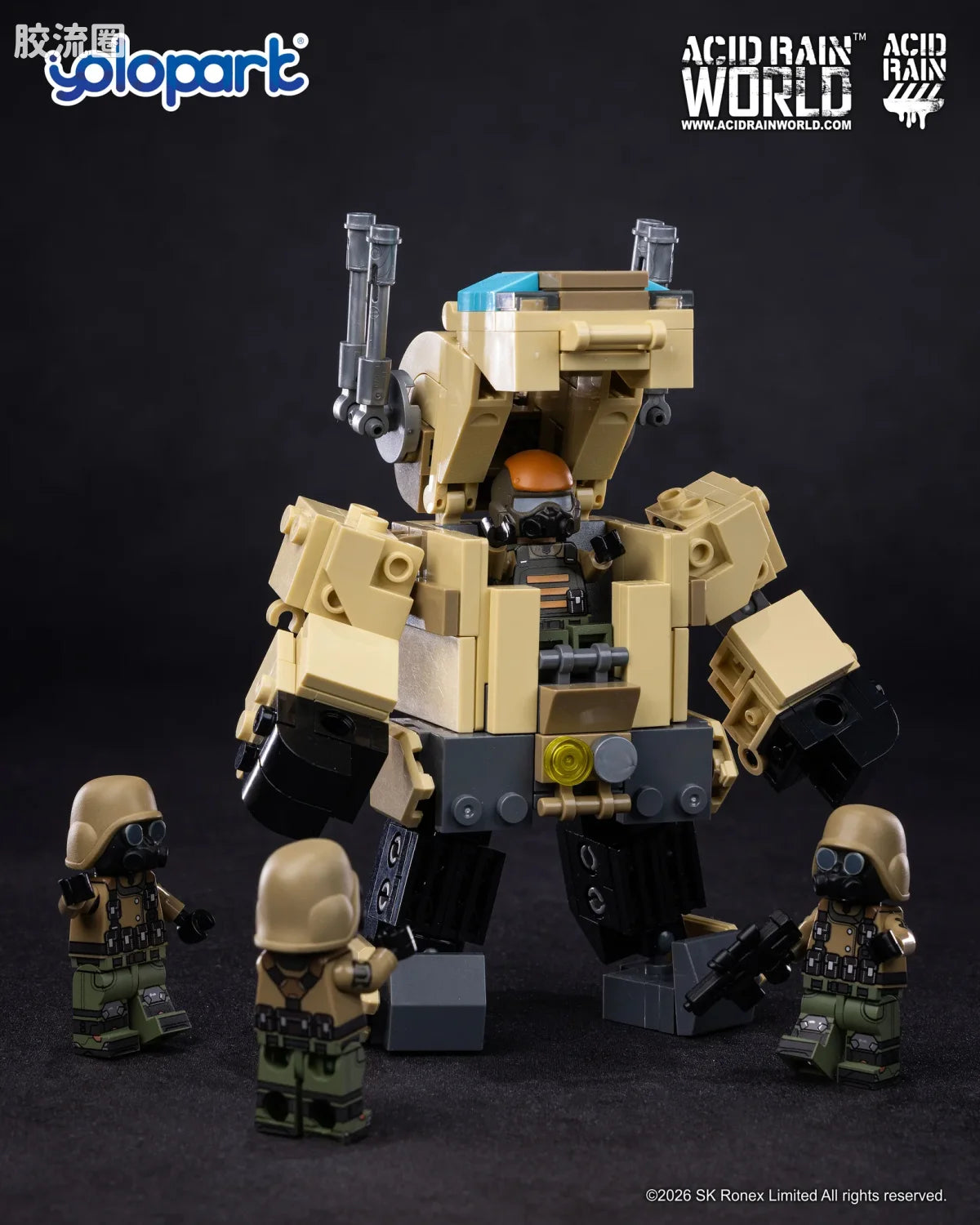 YOLOPARK 10acid Rain World Bricks Series Sand Stronghold Wave3