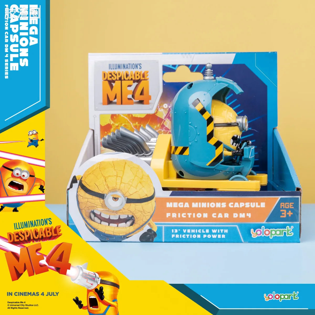 YOLOPARK Friction Car Mega Minions Capsule