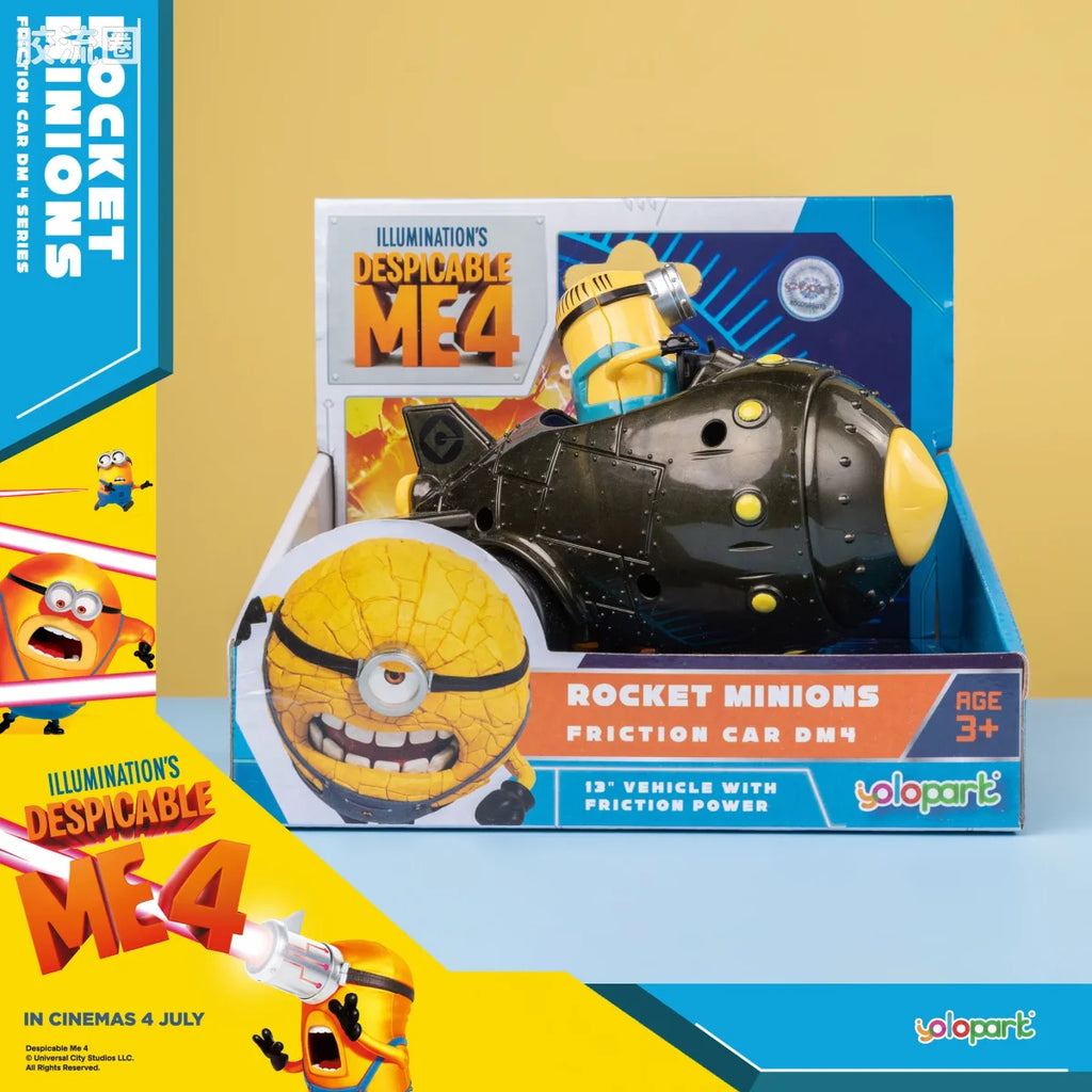 YOLOPARK Friction Car Rocket Minions