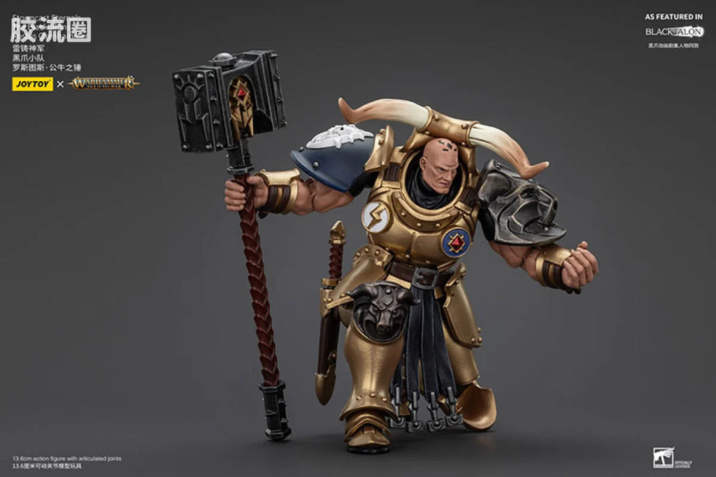 JoyToy Stormcast Eternals The Blacktalons Rostus Oxenhammer
