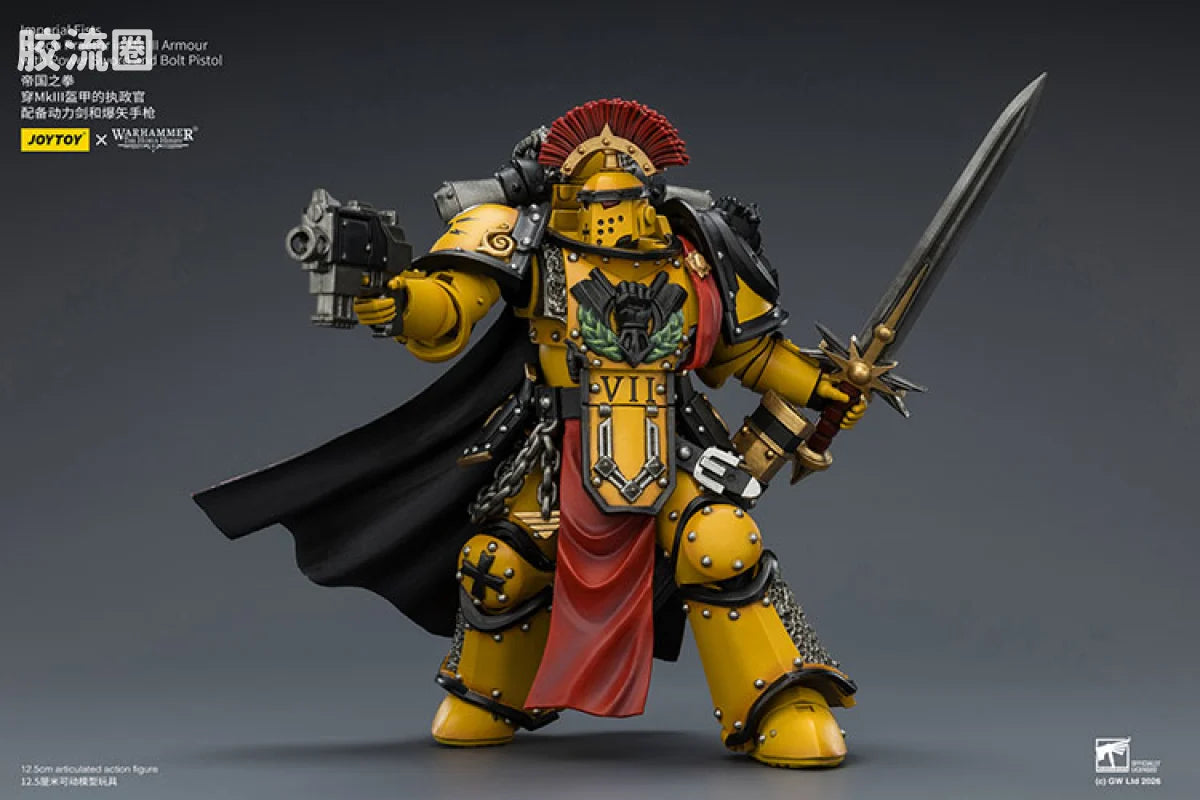 JoyToy Imperial Fists Legion Praetor In MK III Armour