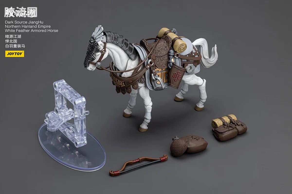 JoyToy Dark Source JiangHu Northern Hanland Empire White Feather Armored Horse