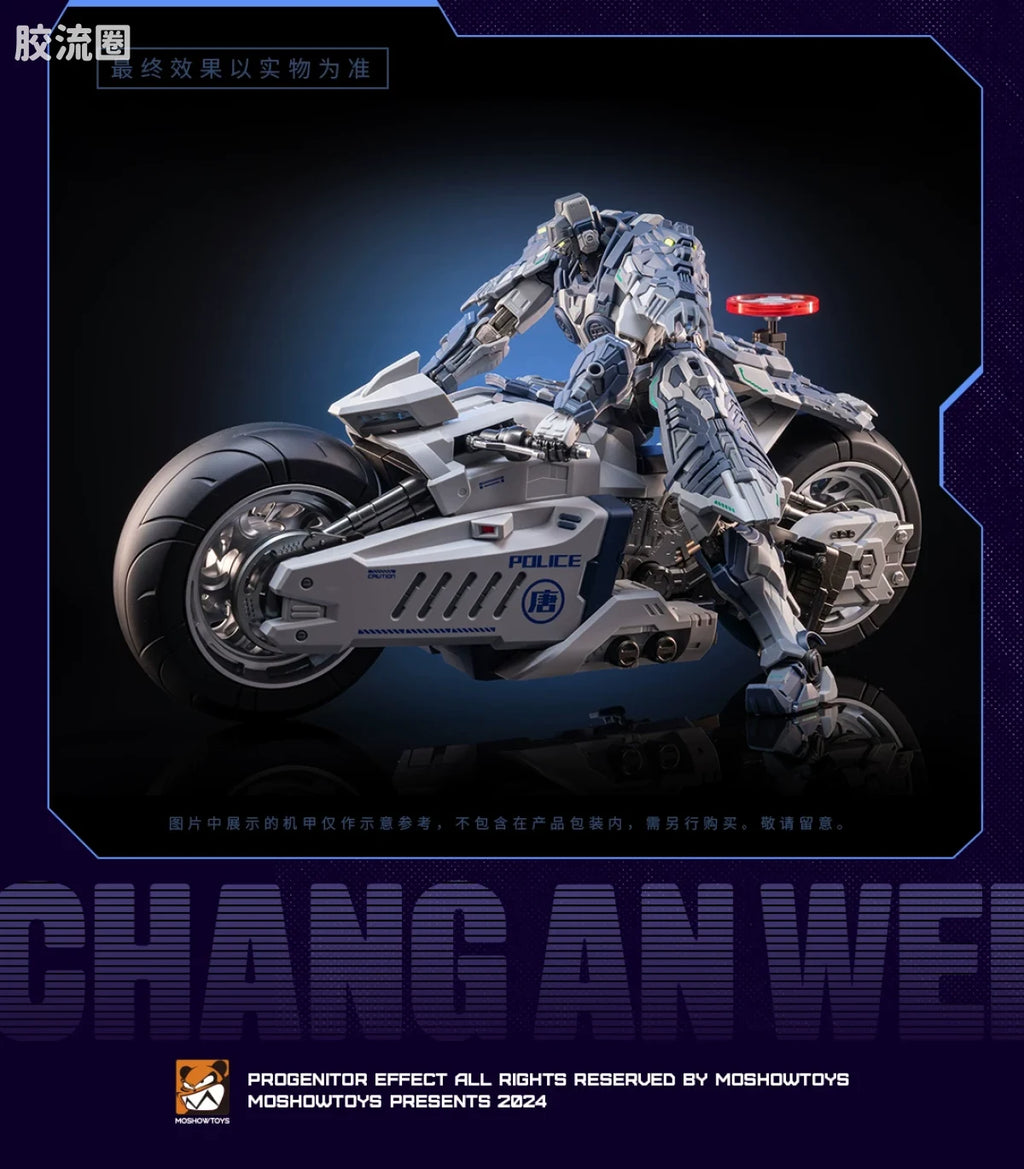 Moshow Chang An Wei Motorcycle - Traffic Enforcer Ver. (Bike & Robo-Dog)