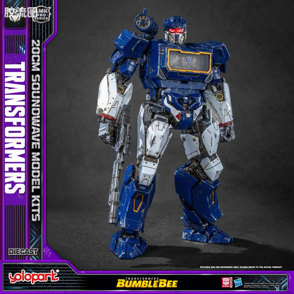 YOLOPARK Transformers Bumblebee Amk Pro Series 20cm Soundwave Model Kit