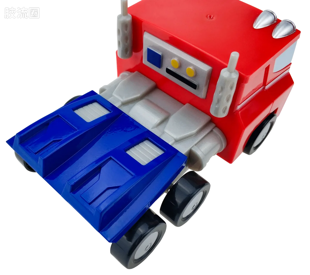 YOLOPARK Rescue Bots 12cm Potimus Prime Friction Car