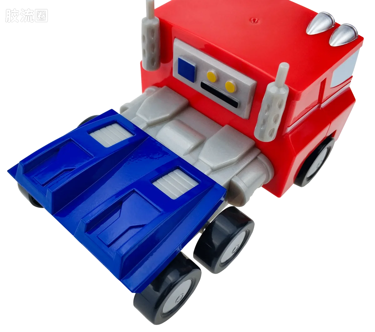 YOLOPARK Rescue Bots 12cm Potimus Prime Friction Car