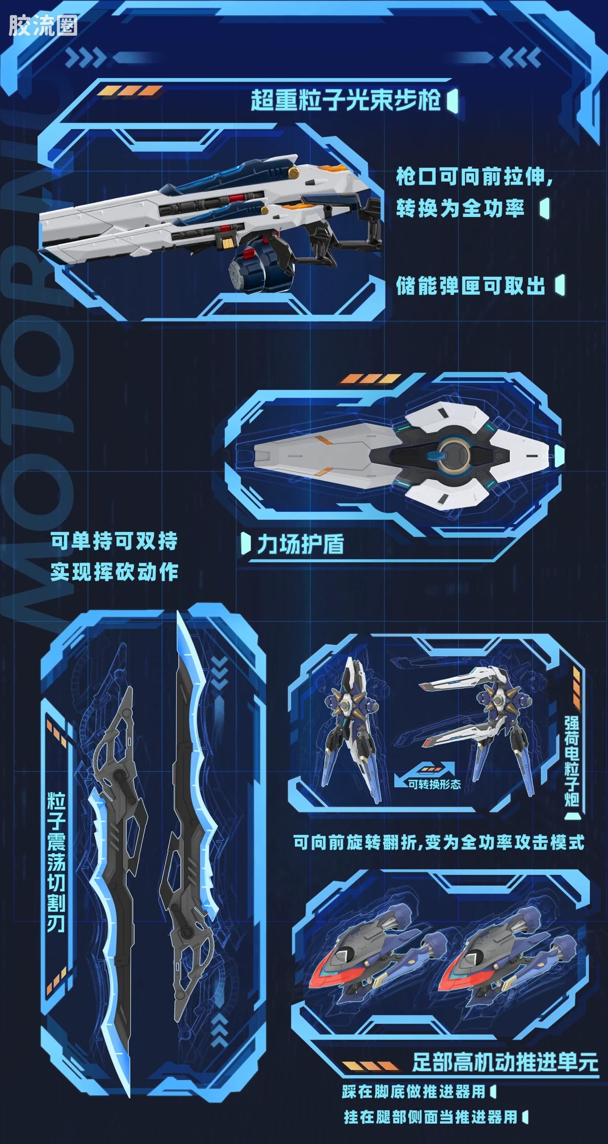 Motor Nuclear Legend of Star General Blazing Stars MNP-CR01 Huan Ci Model Kit